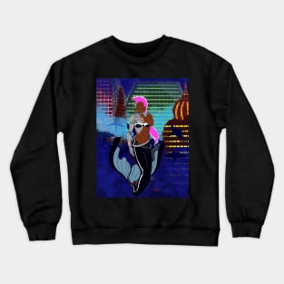 Cyberpunk Mermaid Crewneck Sweatshirt